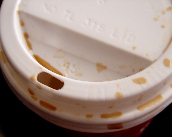 useless coffee cup lid