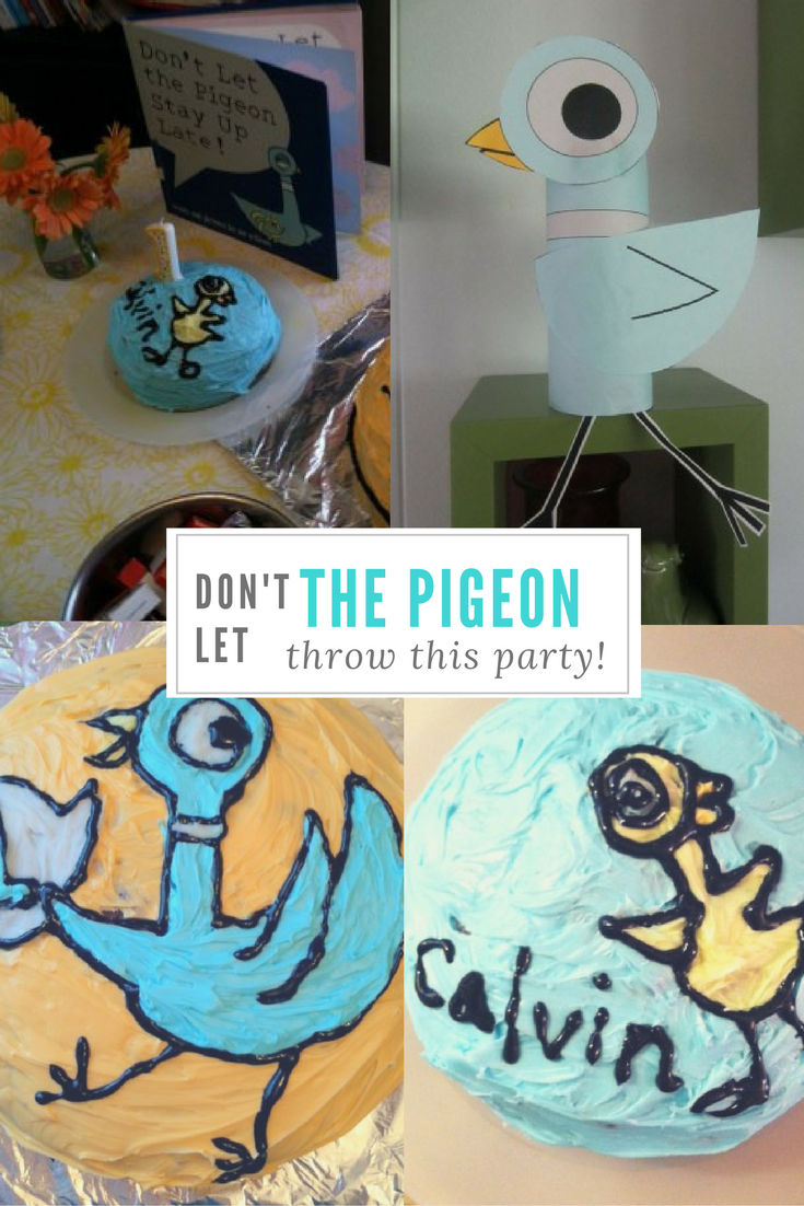 Throw a birthday party fit for The Pigeon! Fans of Mo Willems will love this fun diy pigeon party!