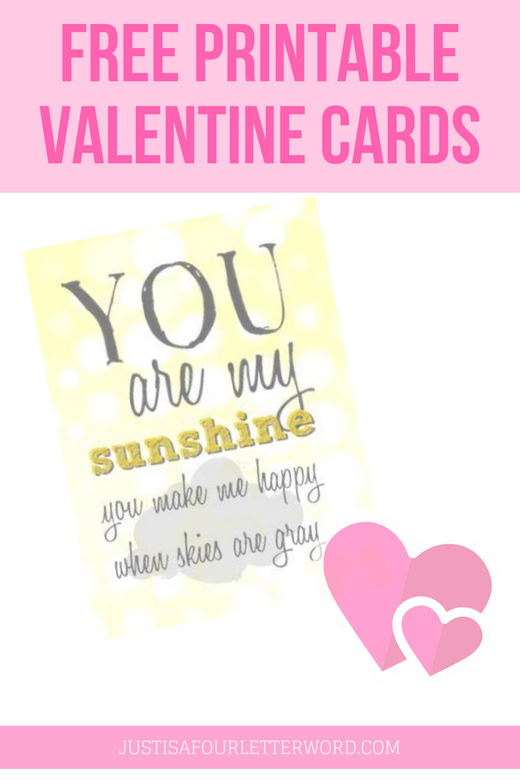Check out these free printable valentine cards! I created two sizes so take your pic. And check out my teacher valentine while you're here. It's free too!