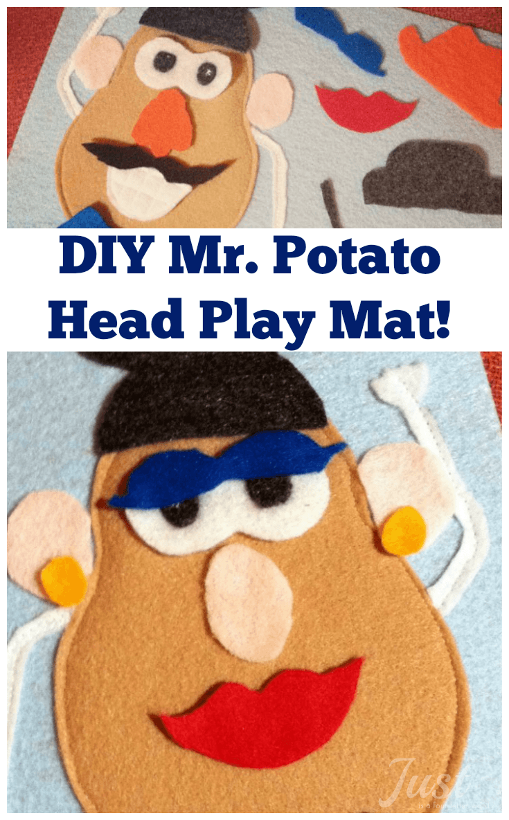 DIY Mr. Potato Head Play Mat for Quiet Books and Travel with Kids