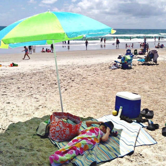 Summer beach nap