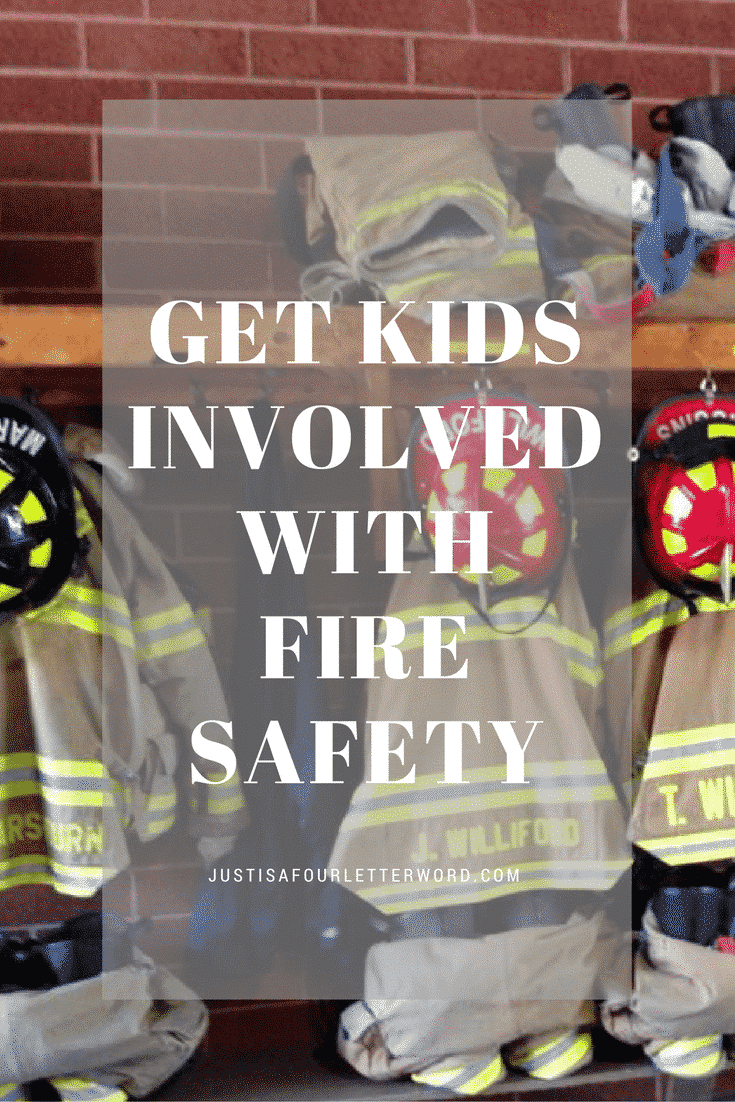 Get the kids involved with fire safety during fire safety week.