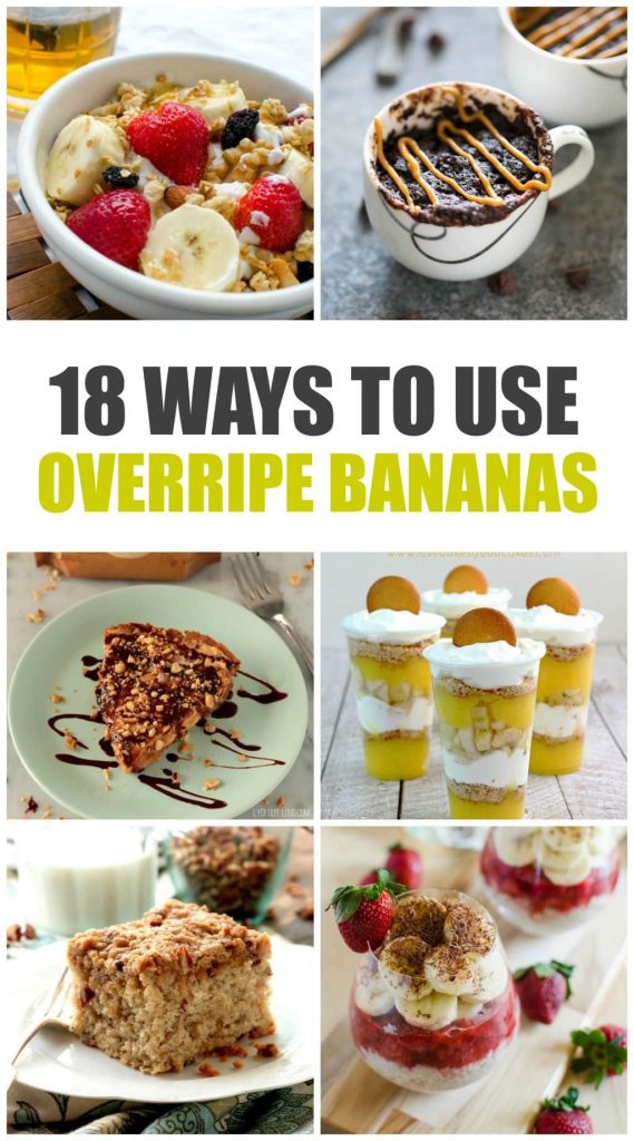 When your bananas are too ripe to eat, here are 18 recipes beyond banana bread that you can make! 