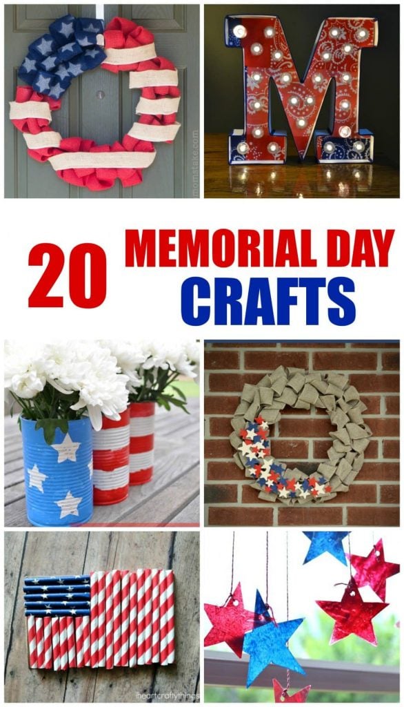 20 Memorial Day Craft DIY Ideas For Home Or School Classroom