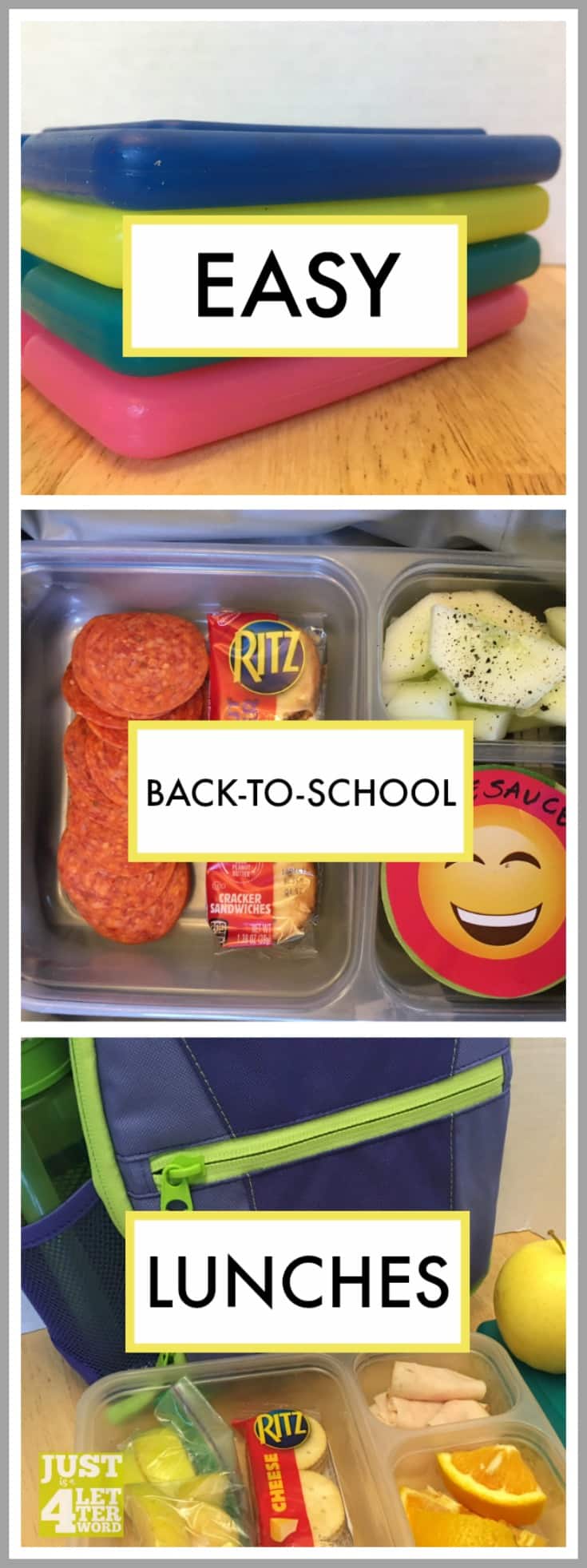 Back to school lunch hacks for quick and easy lunches kids can help make. Here's to smooth mornings all school year long!