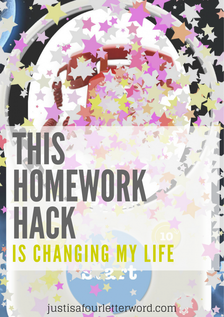 Homework Hack Game Changer for Helping kids learn time management and speed up homework time!