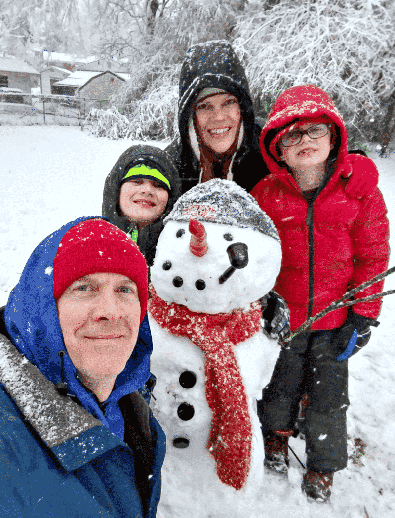 family snowman