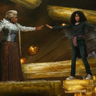 A WRINKLE IN TIME image of Meg and Mrs Which