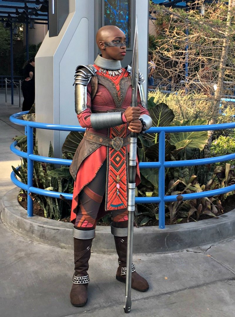 Dora Milaje at Disneyland Black Panther Meet