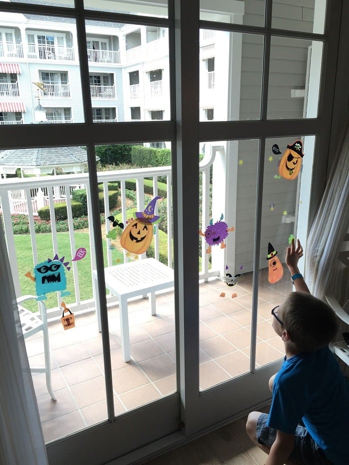 Decal decorations for Disney Halloween vacation