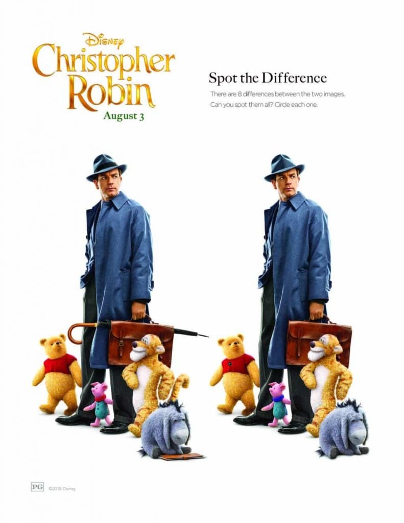 Christopher Robin Spot the difference