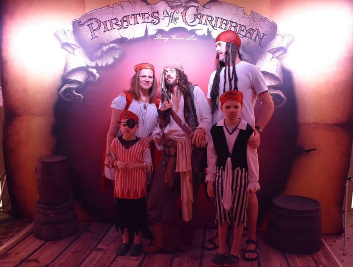 Disney Halloween cruise Pirate night