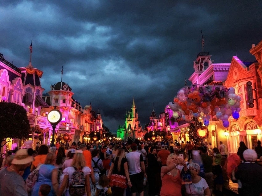 Halloween Cinderella Castle Walt Disney World