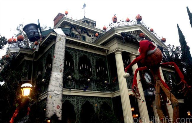 Haunted Mansion Disneyland Nightmare Before Christmas overlay