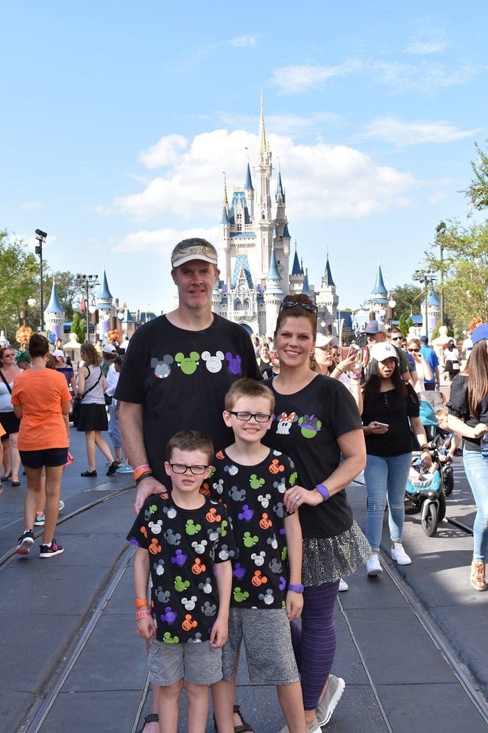 Matching disney family shirts for halloween