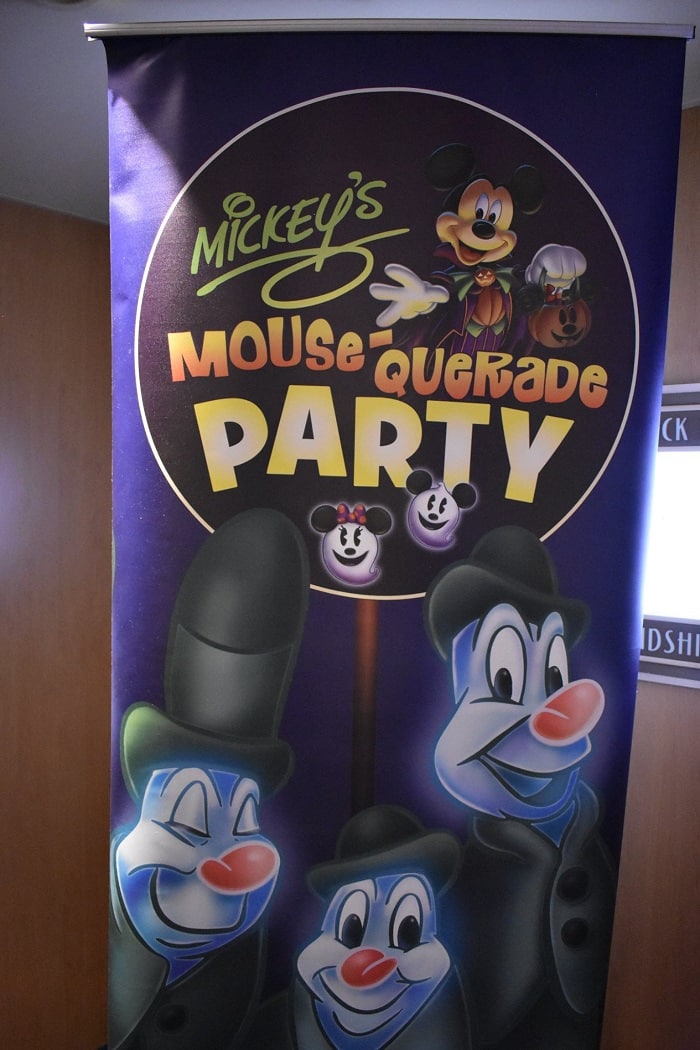 Mickey Mousequerade Party Disney Halloween cruise