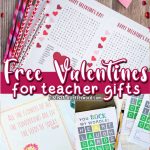 teac her gift free valentines printable