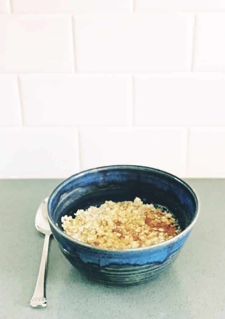 Maple Syrup Oatmeal