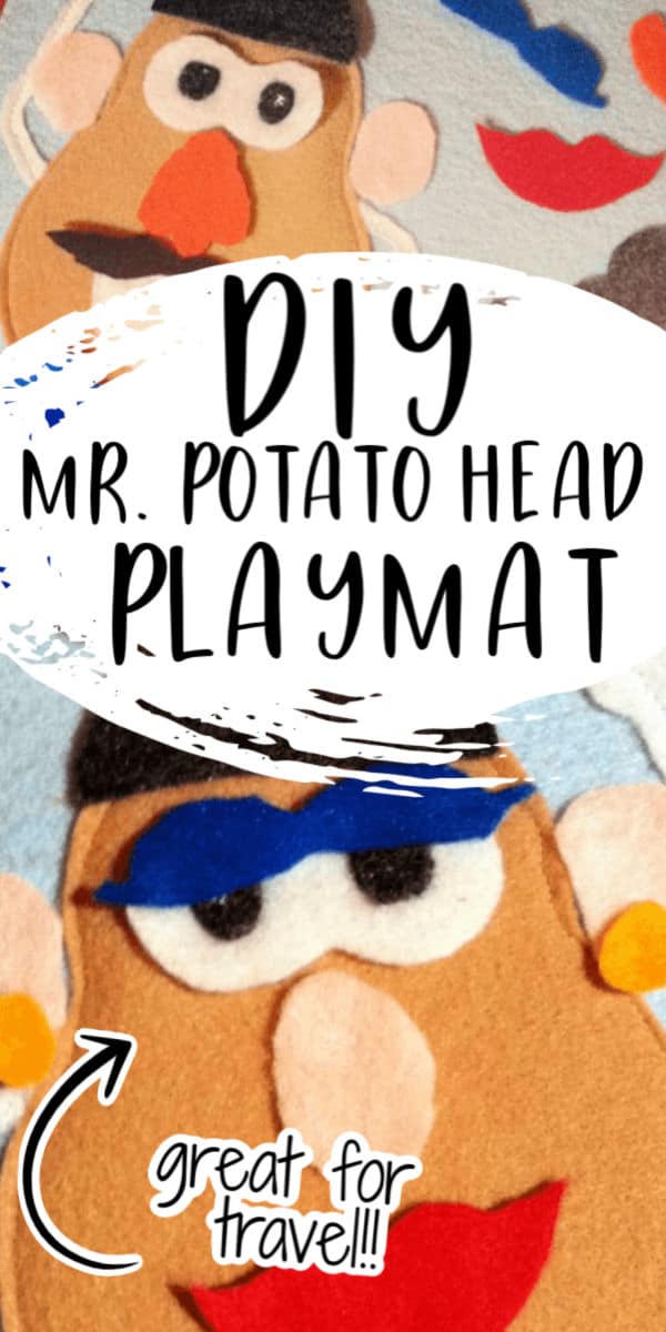 DIY Mr. Potato Head Play Mat for Quiet Books and Travel with Kids