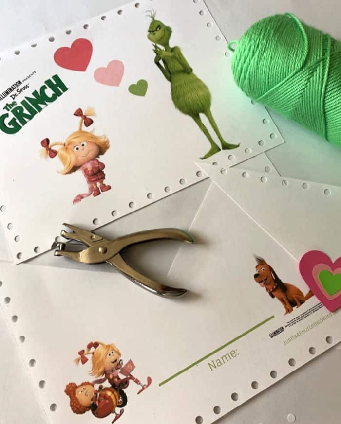 The Grinch Class Envelope for Valentine Cards