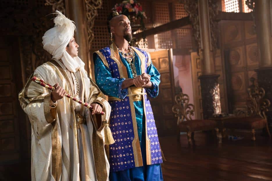 Genie and Prince Ali in Aladdin