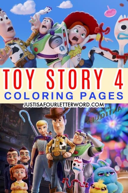 Free Printable Disney Pixar Toy Story 4 Coloring Pages and Activity