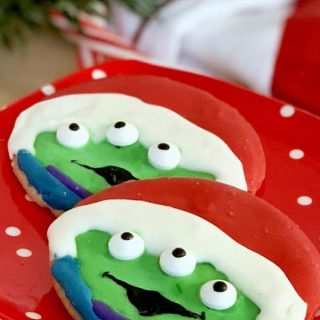 DIY Santa Alien Toy Story Christmas Cookies FEATURED