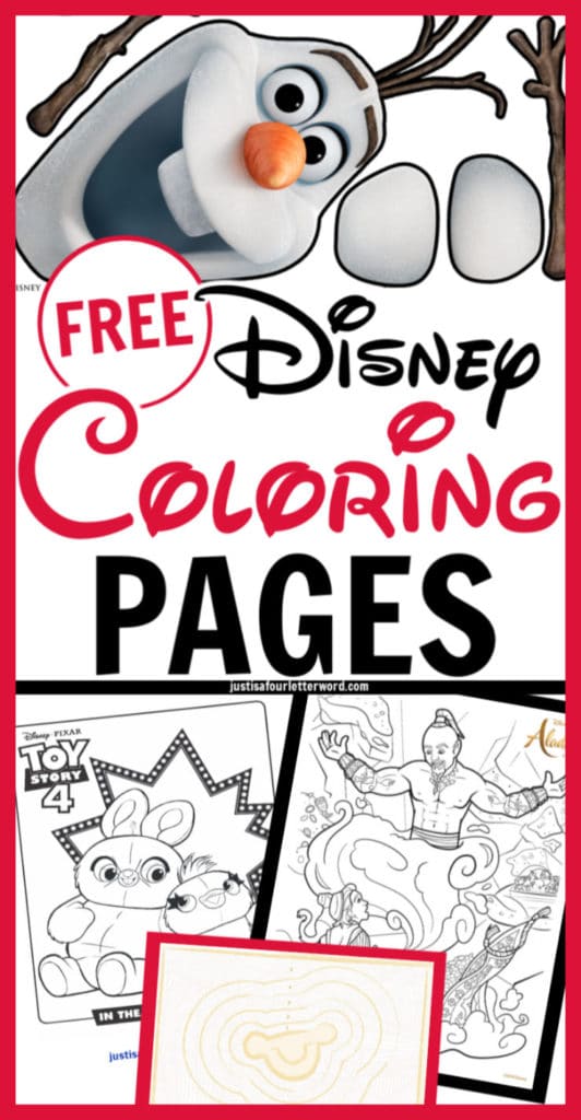 Free Disney Coloring Pages from over 19 Movies!