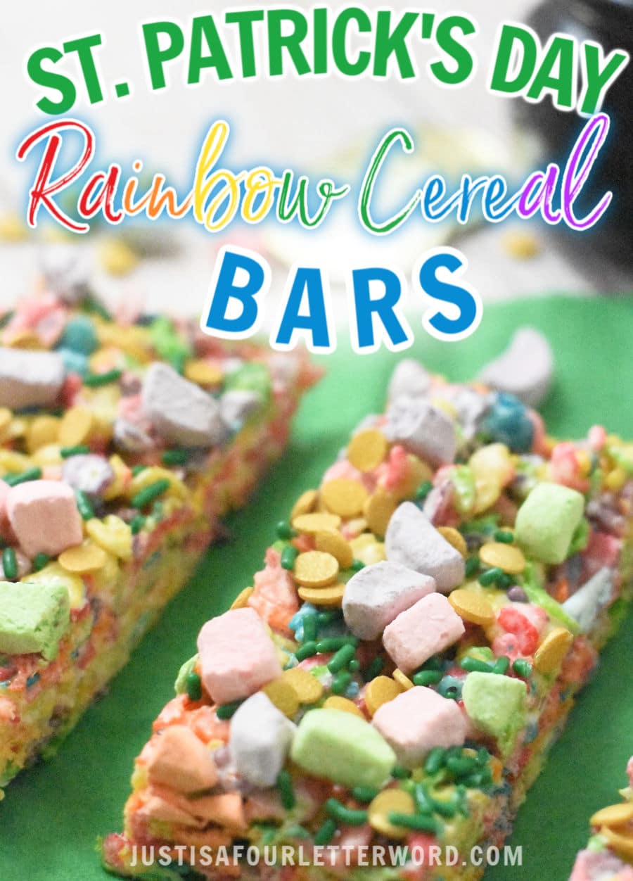 Rainbow Cereal Treat Bars