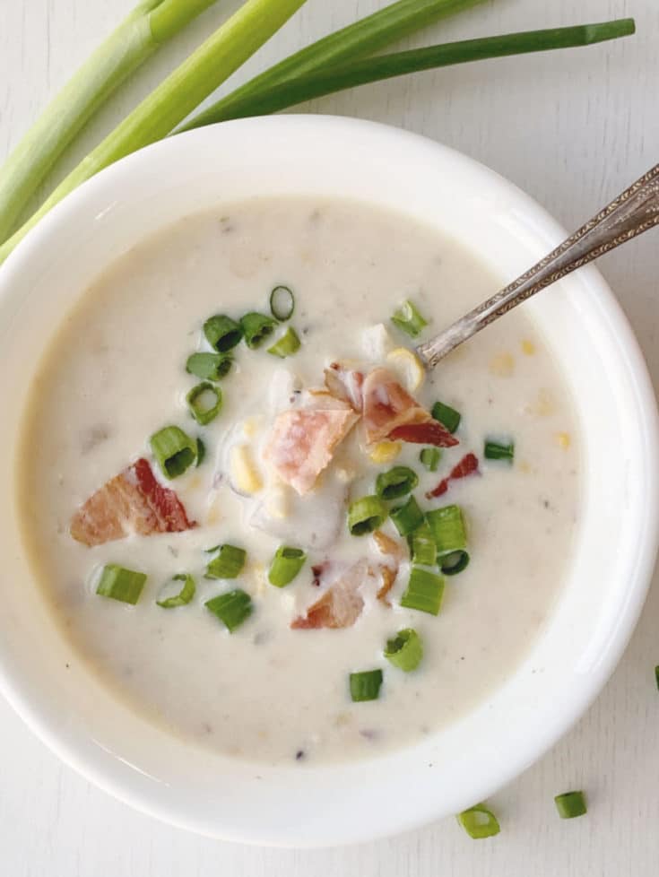 Corn Chowder Soup Recipe - Just is a Four Letter Word