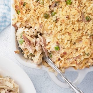 Tuna Noodle Casserole Recipe with Garlic