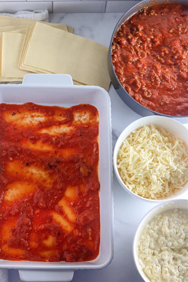 Classic Lasagna with Cottage Cheese - Just is a Four Letter Word