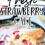 Fresh Strawberry Cake Recipe