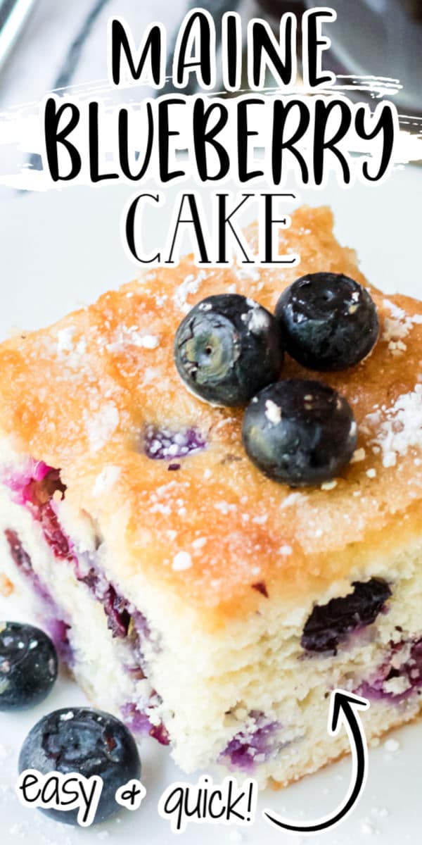 Maine Blueberry Cake