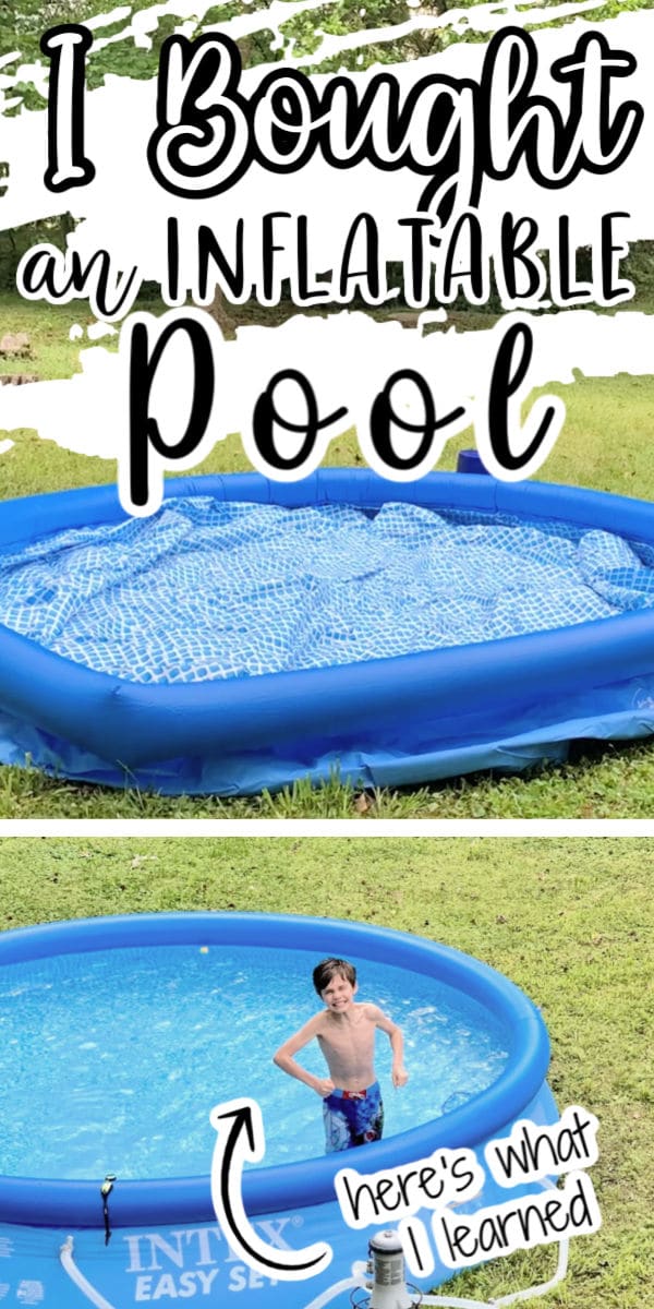 What I learned buying an Inflatable Family Pool