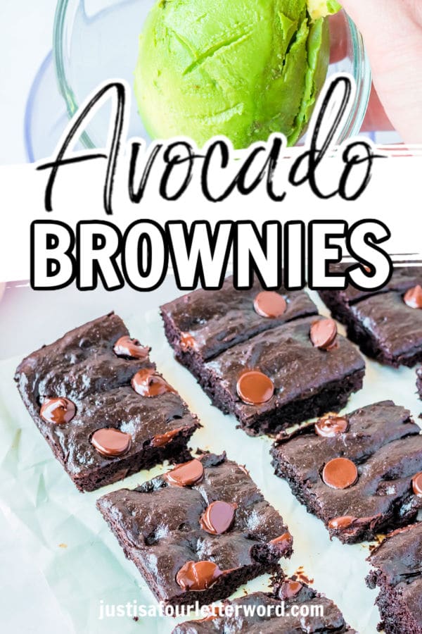 Easy Chocolate Avocado Brownies - With Keto Swaps! - Just Is A Four 