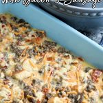 overnight breakfast casserole with bacon and sausage uncooked