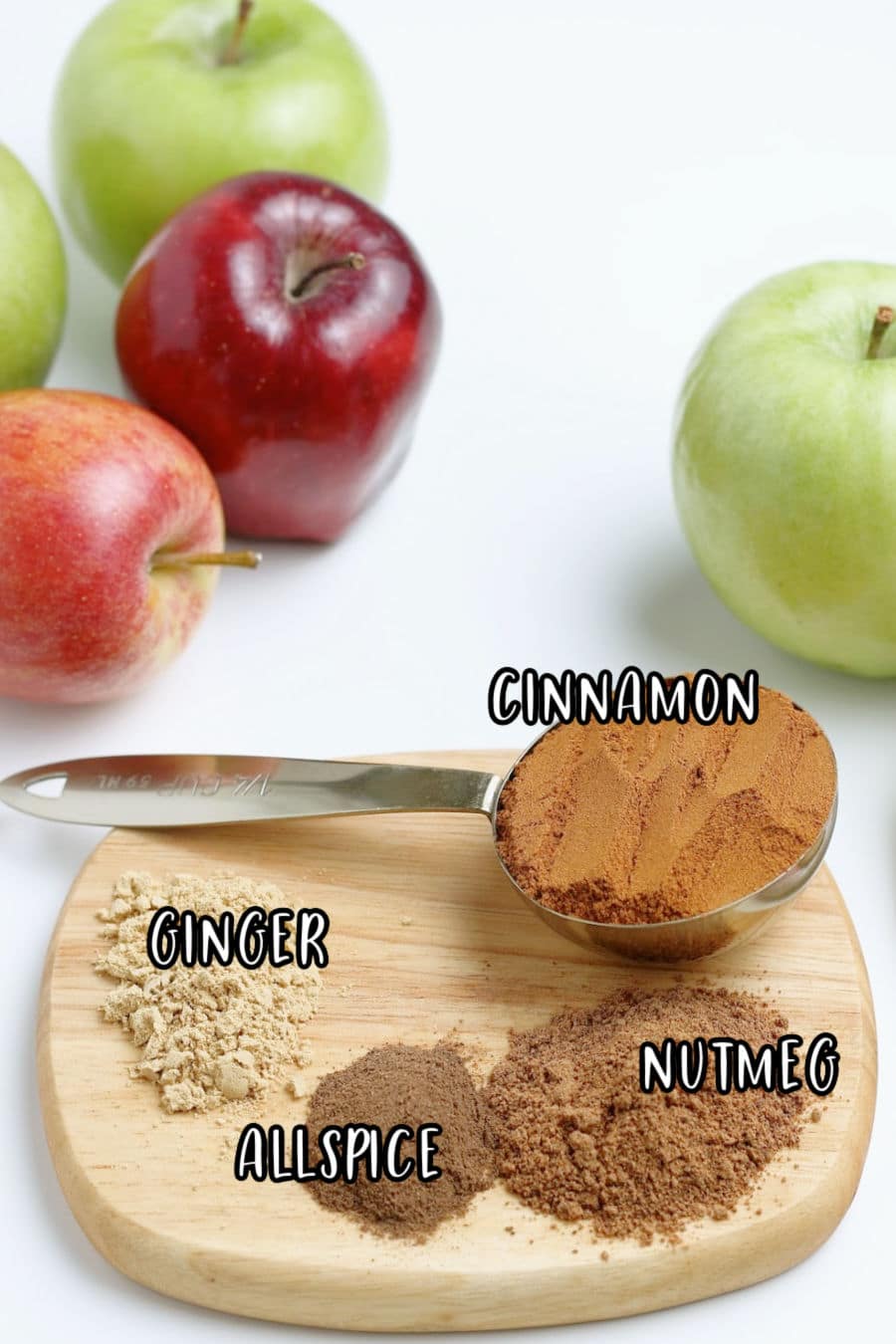 Apple Pie Spice Ingredients labelled