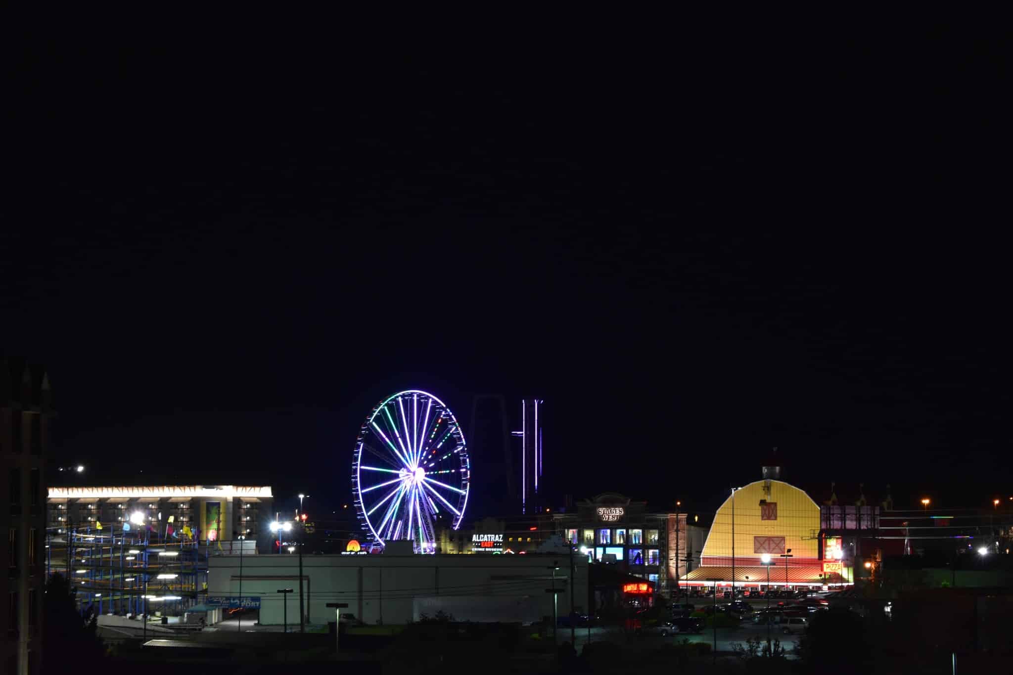 Pigeon Forge at Night