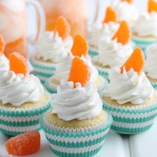 Orange Creamsicle Cupcakes featured