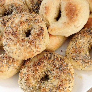 Everything BAGELS ON A PLATE square