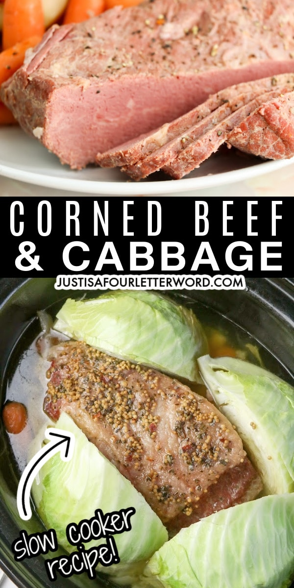Easy Corned Beef and Cabbage Recipe - Just is a Four Letter Word