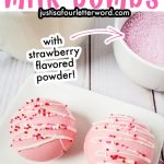 strawberries and cream cocoa bomb recipe