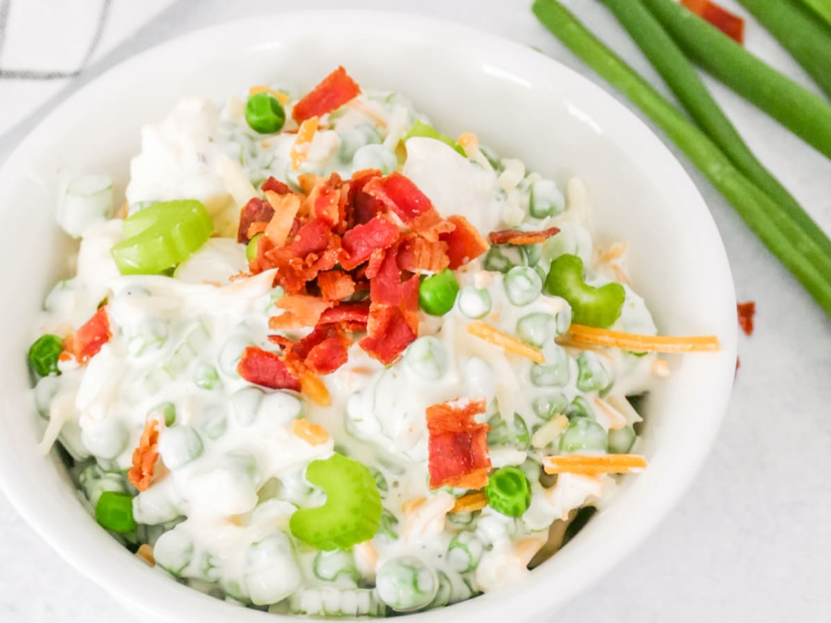 best english pea salad recipe with bacon