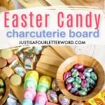 easter candy charcuterie board
