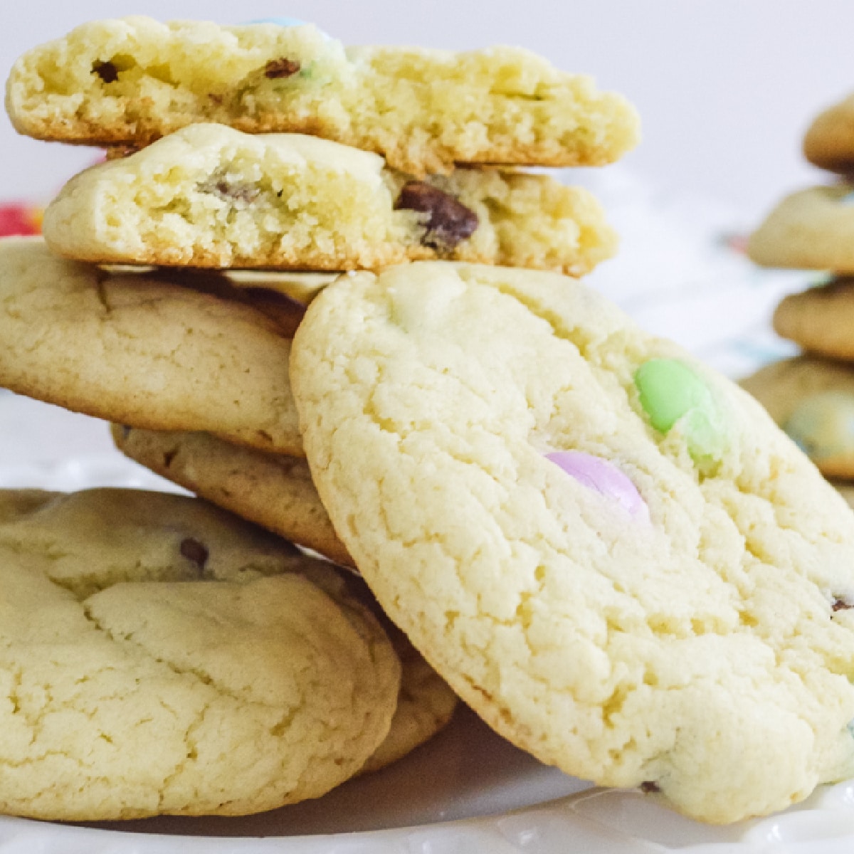 Easy Yellow Cake Mix Chocolate Chip Cookie Recipe (for Spring!)