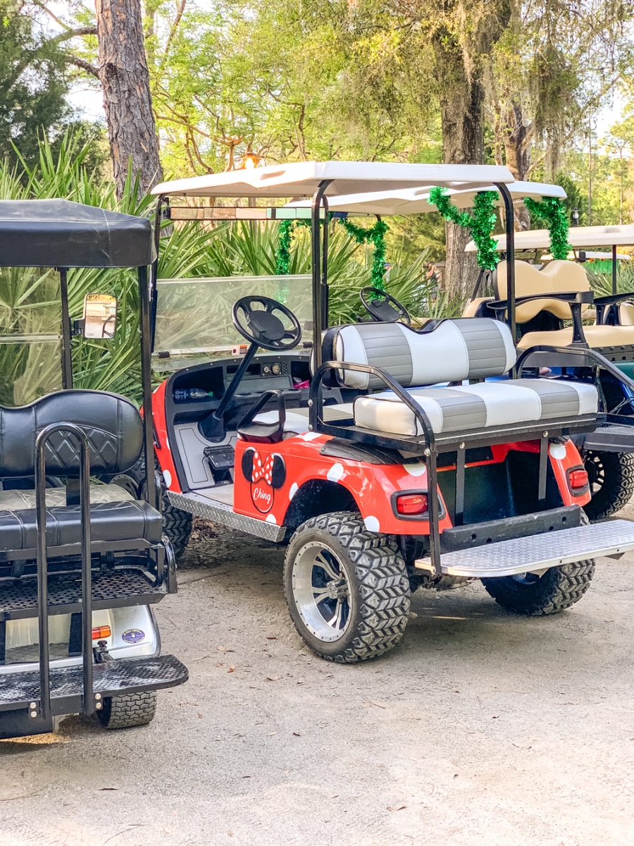 Fort Wilderness private golf cart