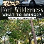 what to bring to fort wilderness