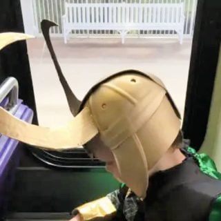 Loki horns classic helmet