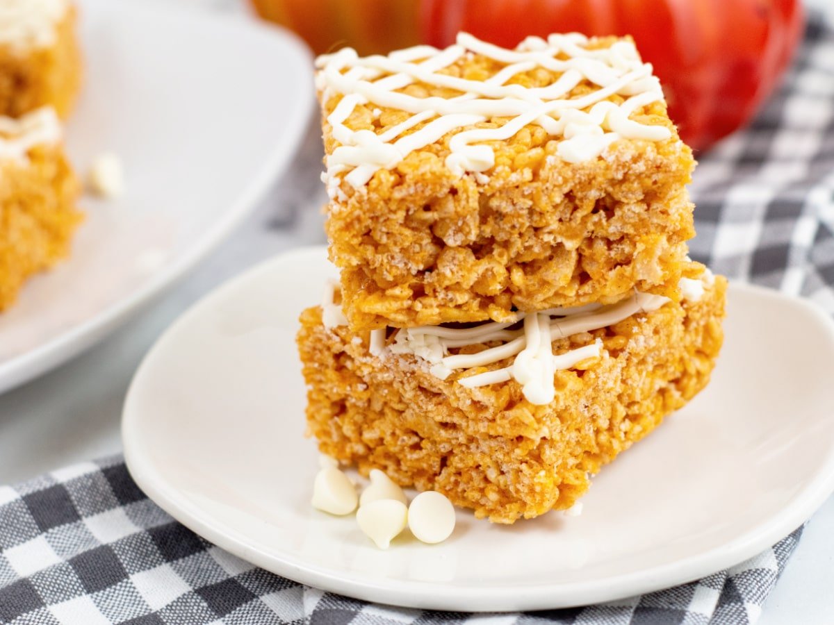 Pumpkin Spice Rice Krispie Treats Idea